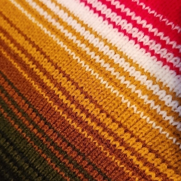 Aztec Style Fringed Poncho OS - Picture 8 of 8